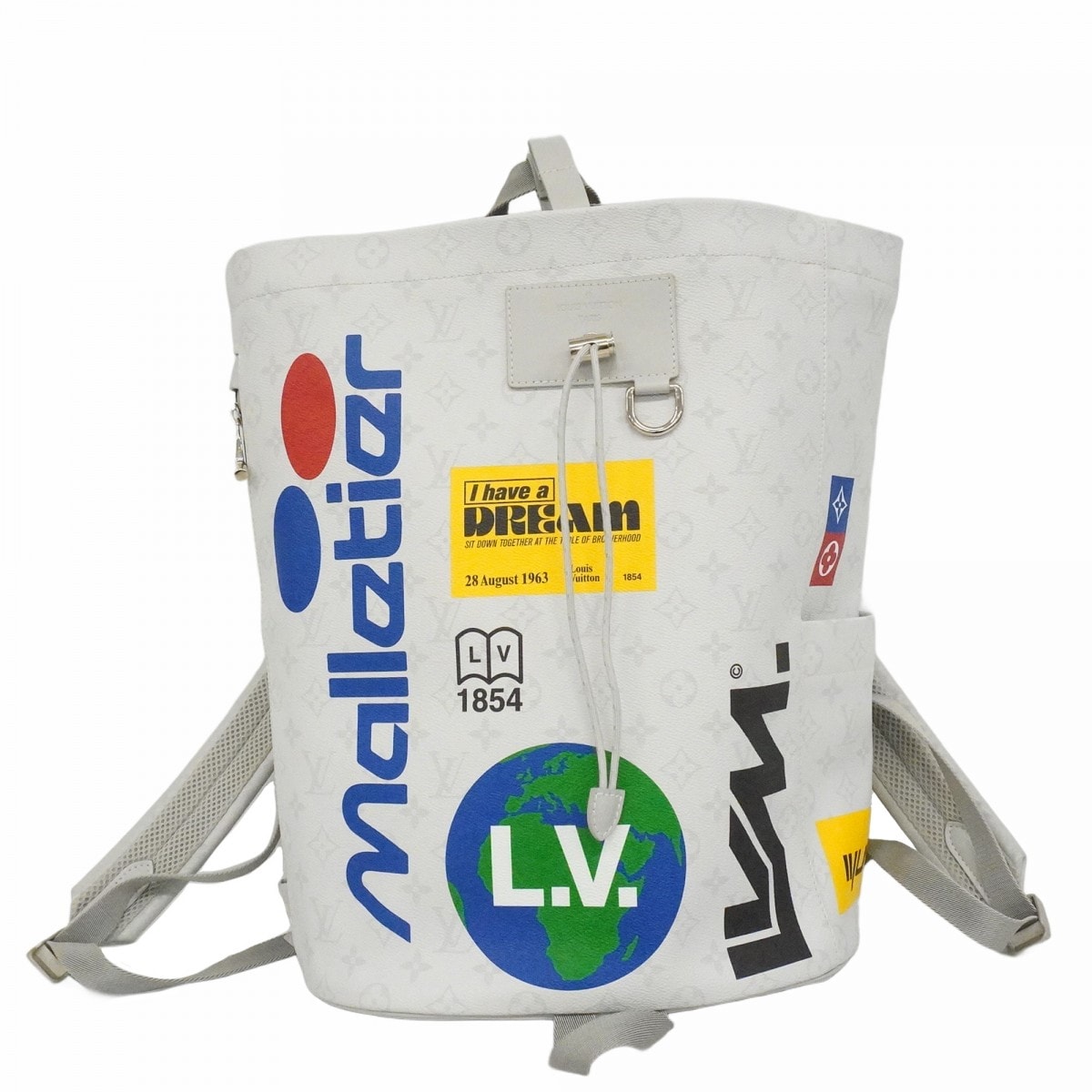 ★SALE【6dc2411】ルイヴィトン リュック・デイパック モノグラム・ホワイト チョークバックパック M60626 ブロン【中古】メンズ