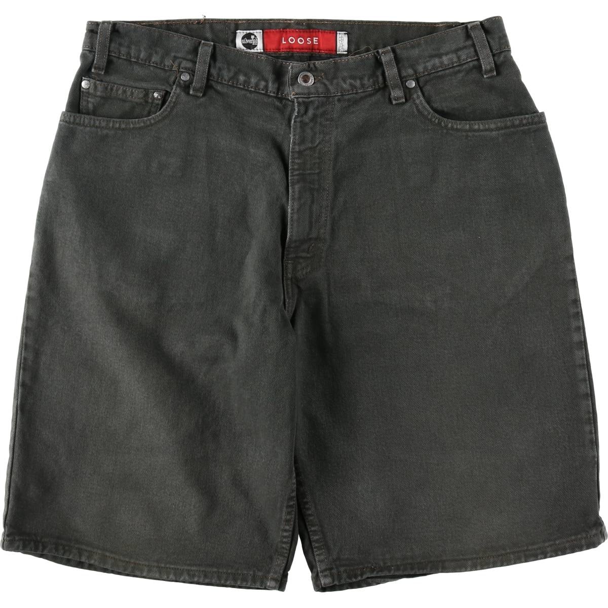 古着 90年代 リーバイス Levi's SILVER TAB シルバータブ LOOSE ルーズ デニムショーツ ハーフパンツ ジョーツ USA製 メンズw36相当 ヴィンテージ/eaa647981