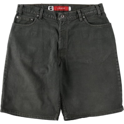 古着 90年代 リーバイス Levi's SILVER TAB シルバータブ LOOSE ルーズ デニムショーツ ハーフパンツ ジョーツ USA製 メンズw36相当 ヴィンテージ/eaa647981
