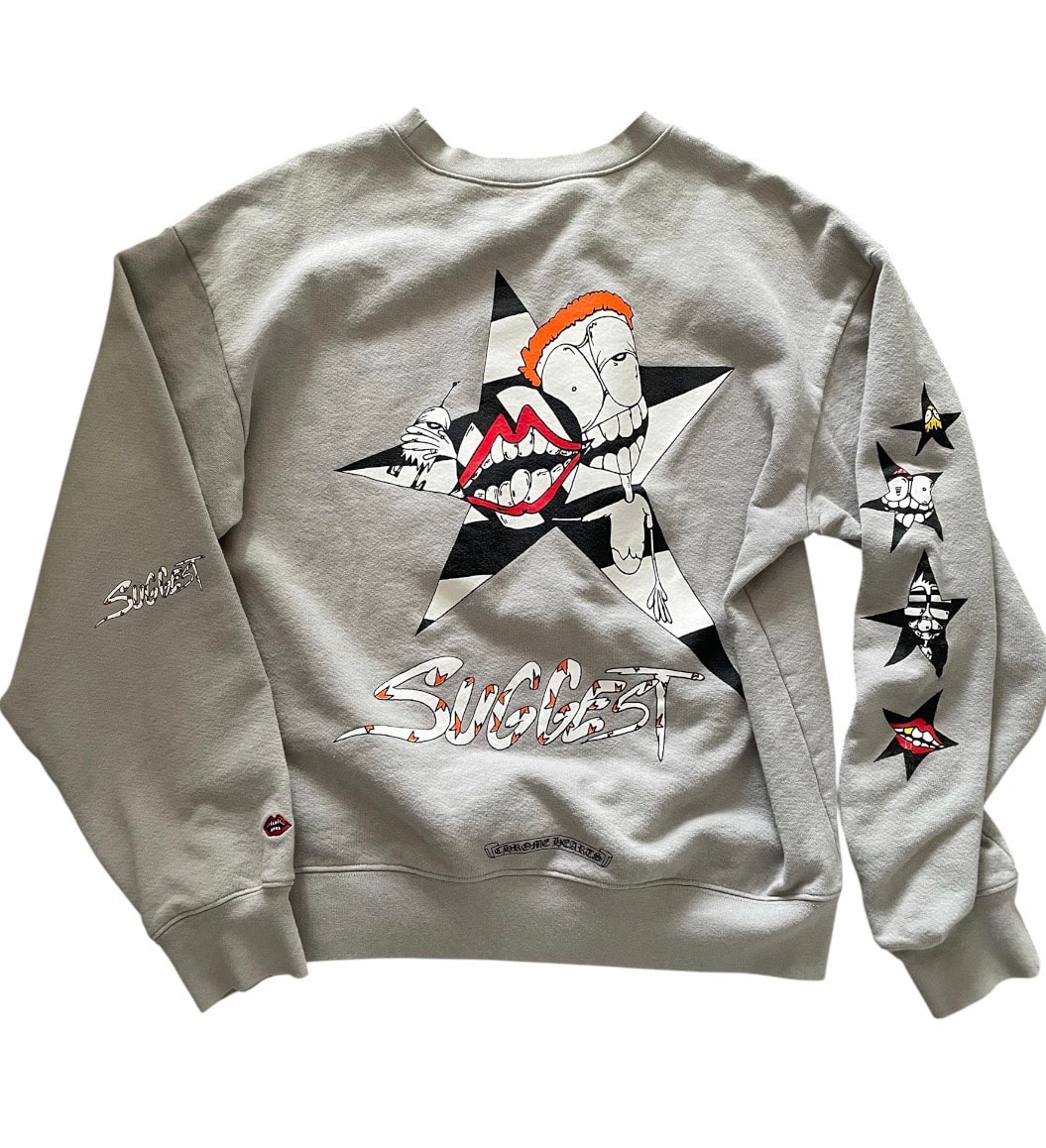 Chrome Hearts Matty Boy Suggest Crew Sweat "Grey"