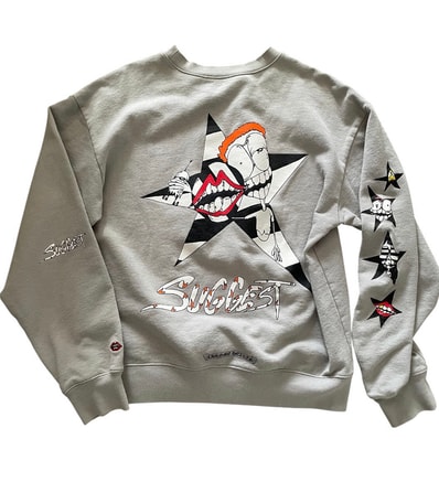 Chrome Hearts Matty Boy Suggest Crew Sweat "Grey"