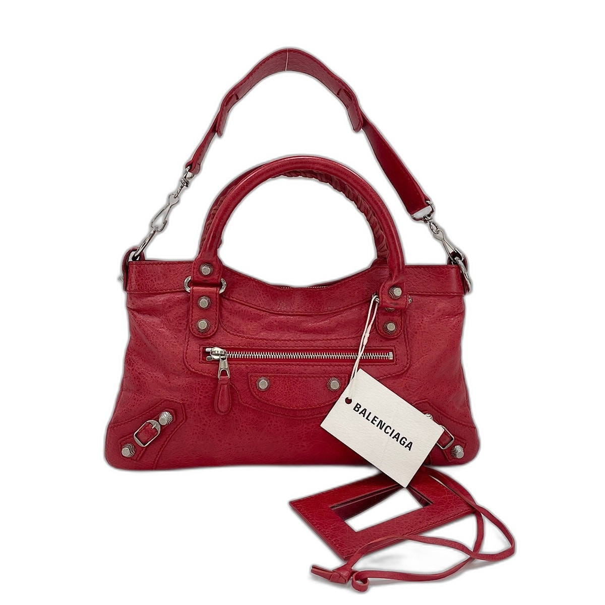 バレンシアガ BALENCIAGA ジャイアントファースト 2WAY ハンドバッグ レザー【中古】