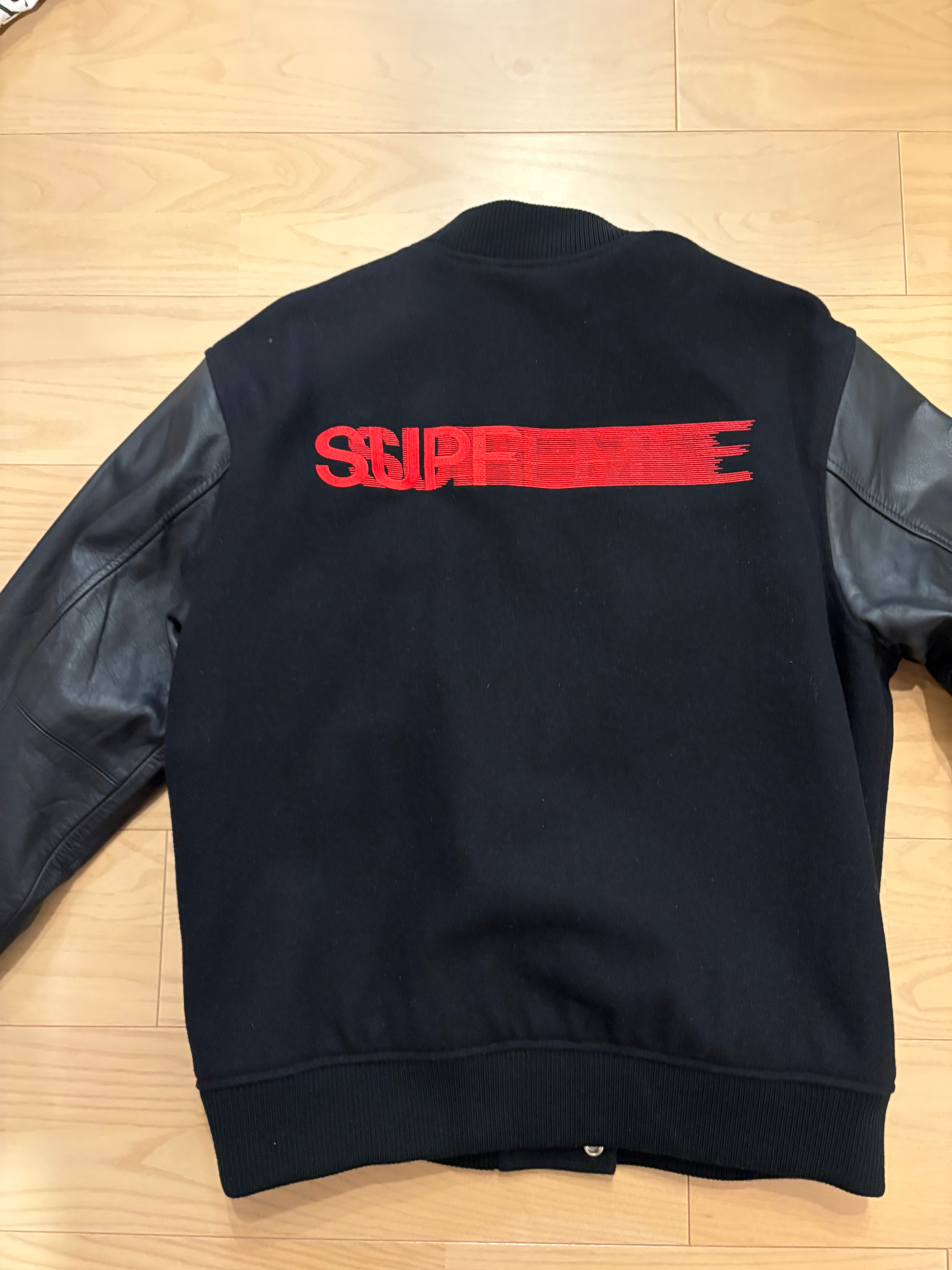 Supreme Motion Logo Varsity Jacket 
