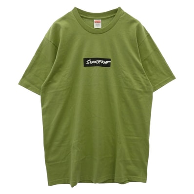 Supreme シュプリーム 24SS Futura Box Logo Tee Moss フューチュラ ボックス ロゴ 半袖 Tシャツ ライトグリーン系 L【中古】