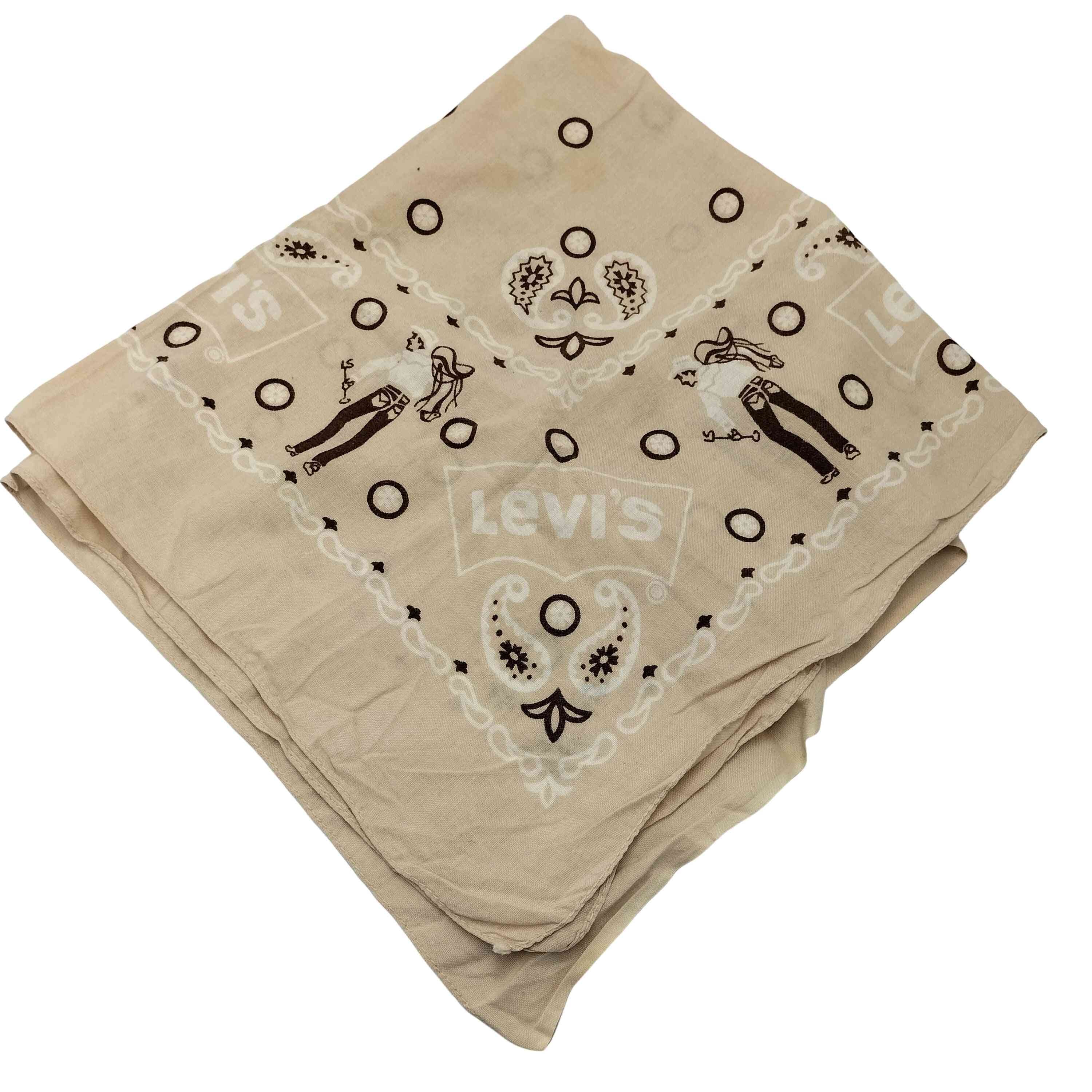 60S ロゴ カーボーイ ペイズリー バンダナ【1140169008413】