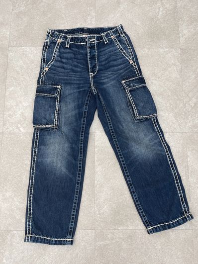 Supreme / True Religion® Denim Cargo Pant "Washed Blue"