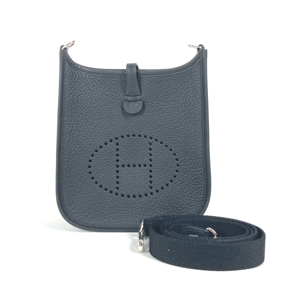 エルメス HERMES エブリンTPM アマゾーヌ ロング 斜め掛け ポシェット カバン ショルダーバッグ トリヨンクレマンス K刻 ブラック 未使用