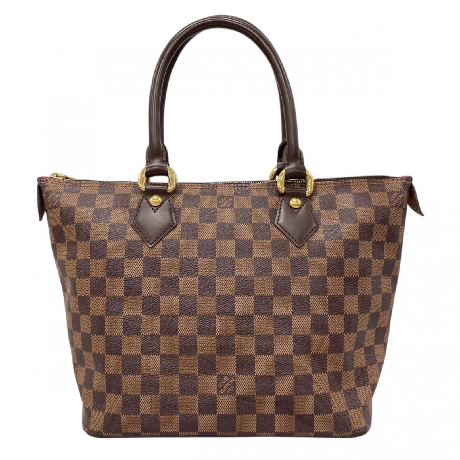 ルイヴィトン サレヤPM ダミエ ハンドバッグ ダミエキャンバス N51183 ブラウン レディース LOUIS VUITTON  中古