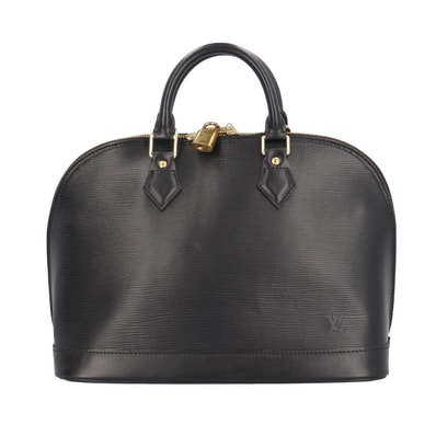ルイヴィトン アルマPM エピ ハンドバッグ エピレザー M52142 ブラック レディース LOUIS VUITTON 中古