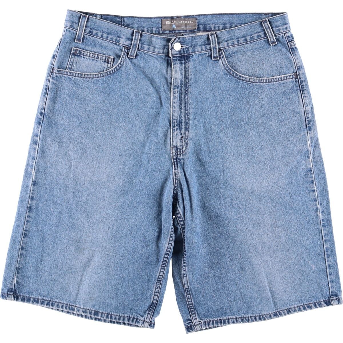 古着 00年代 リーバイス Levi's SILVER TAB シルバータブ BAGGY FIT デニムショーツ ハーフパンツ ジョーツ メンズw36相当/eaa587960