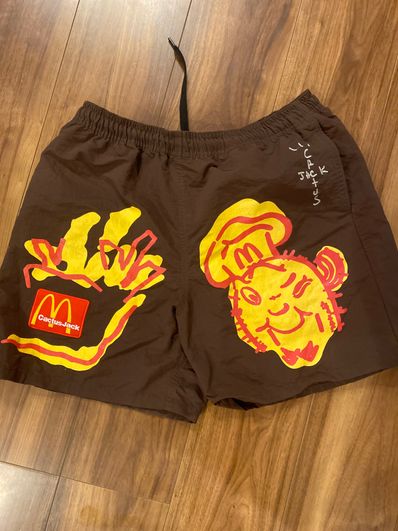 Travis Scott Cactus Jack x McDonald's Illustration II Shorts "Brown"