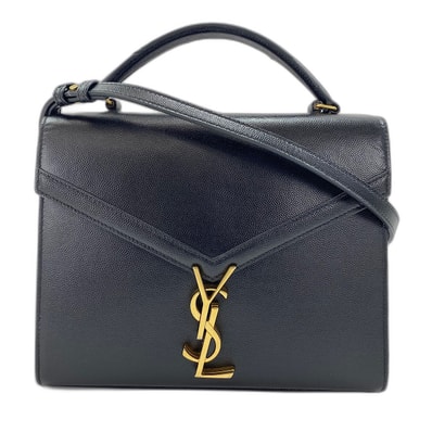 イヴ・サンローラン YSL 2WAY, カサンドラ ハンドバッグ【中古】