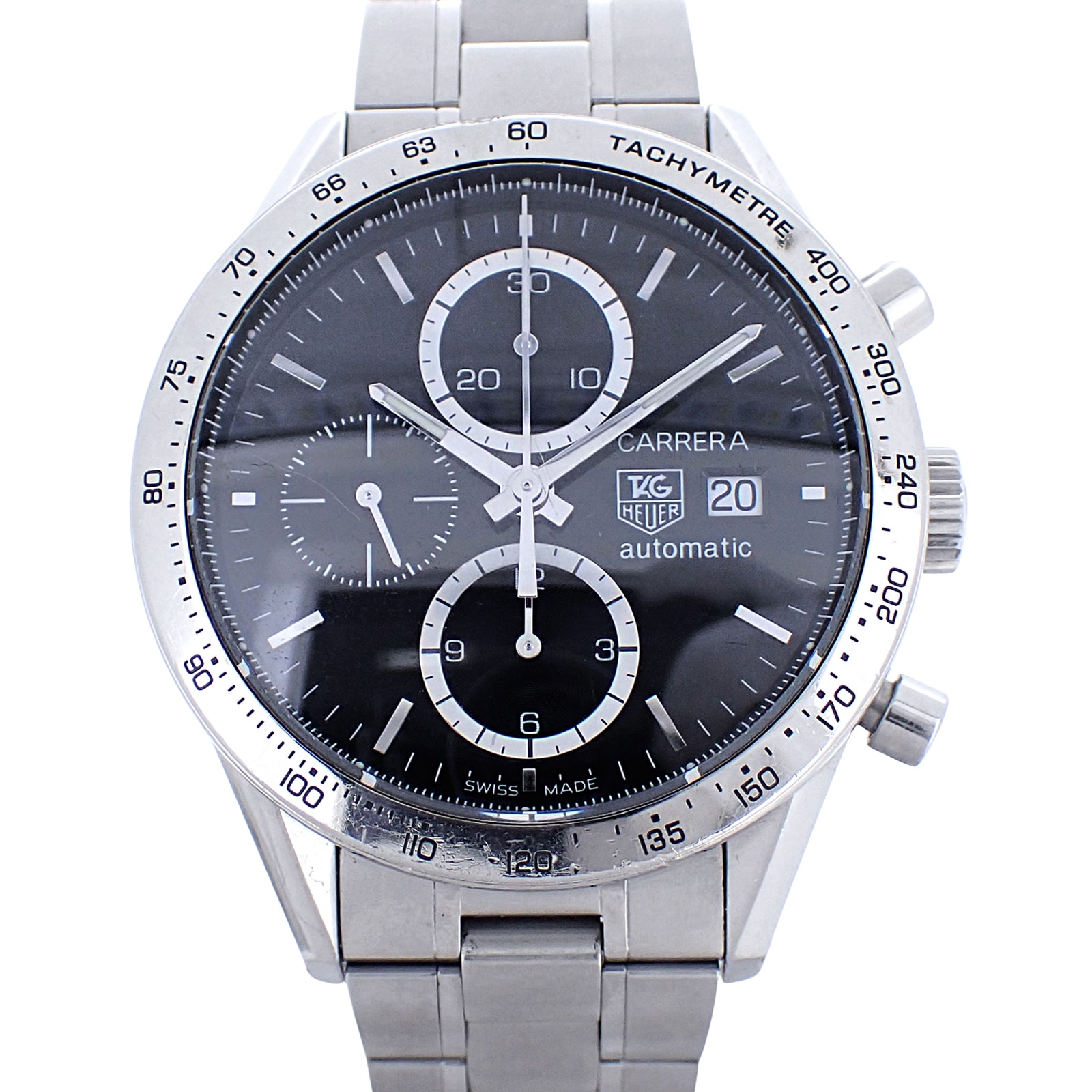 TAG HEUER タグホイヤー カレラ タキメーター エレガンス CV2016-0 メンズ 腕時計