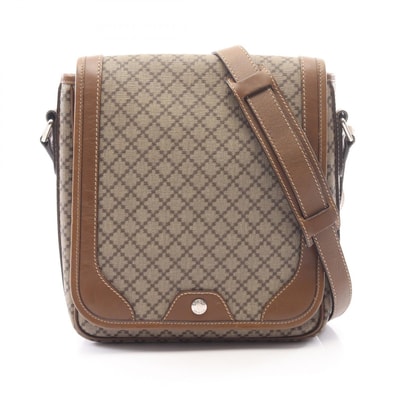 グッチ GUCCI ディアマンテ ショルダーバッグ バッグ PVCコーティングキャンバス レザー メンズ レディース ベージュ系 / ブラウン系 295679 【中古】