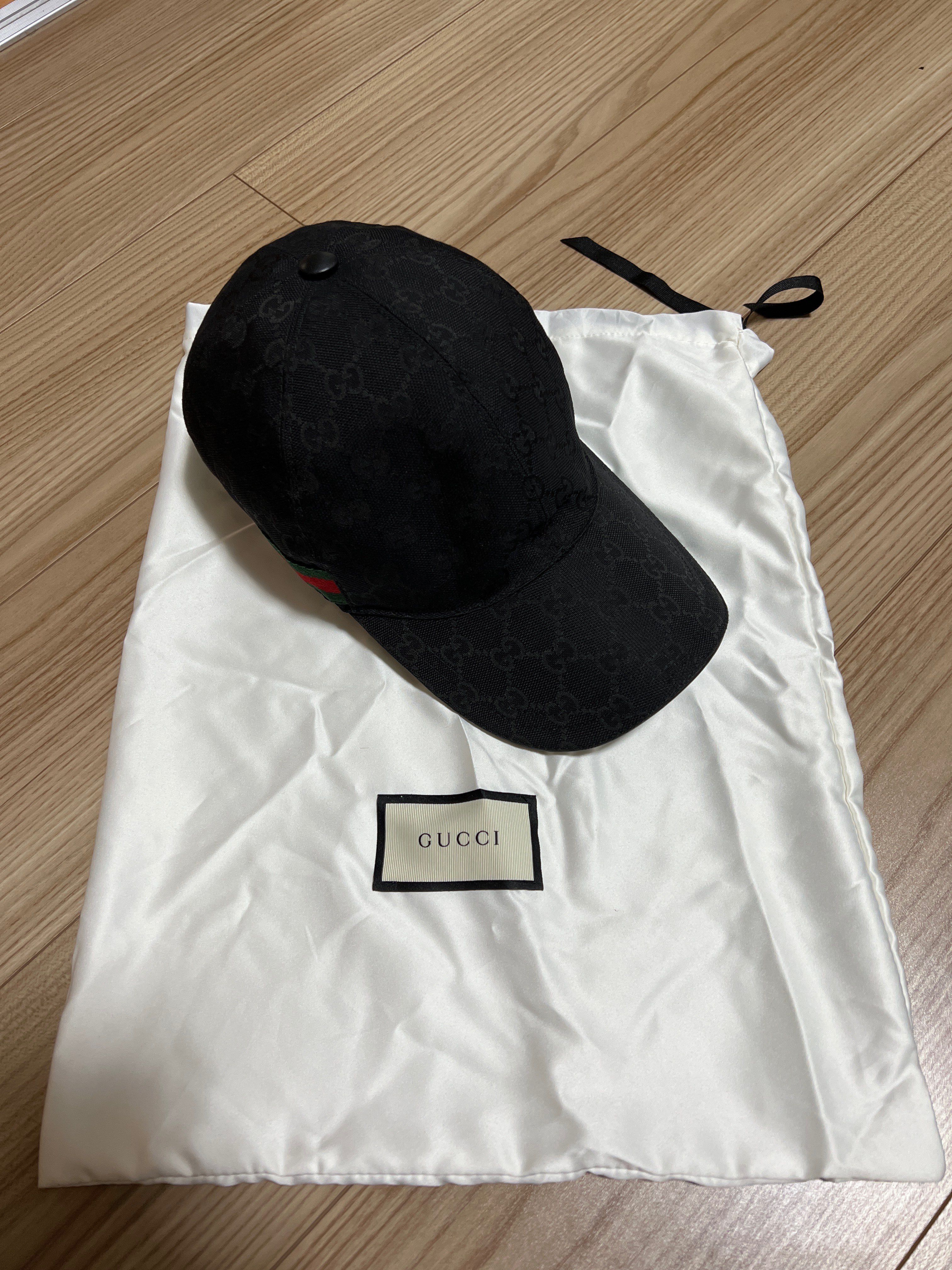 GUCCI Original GG Canvas Baseball Cap "Black"