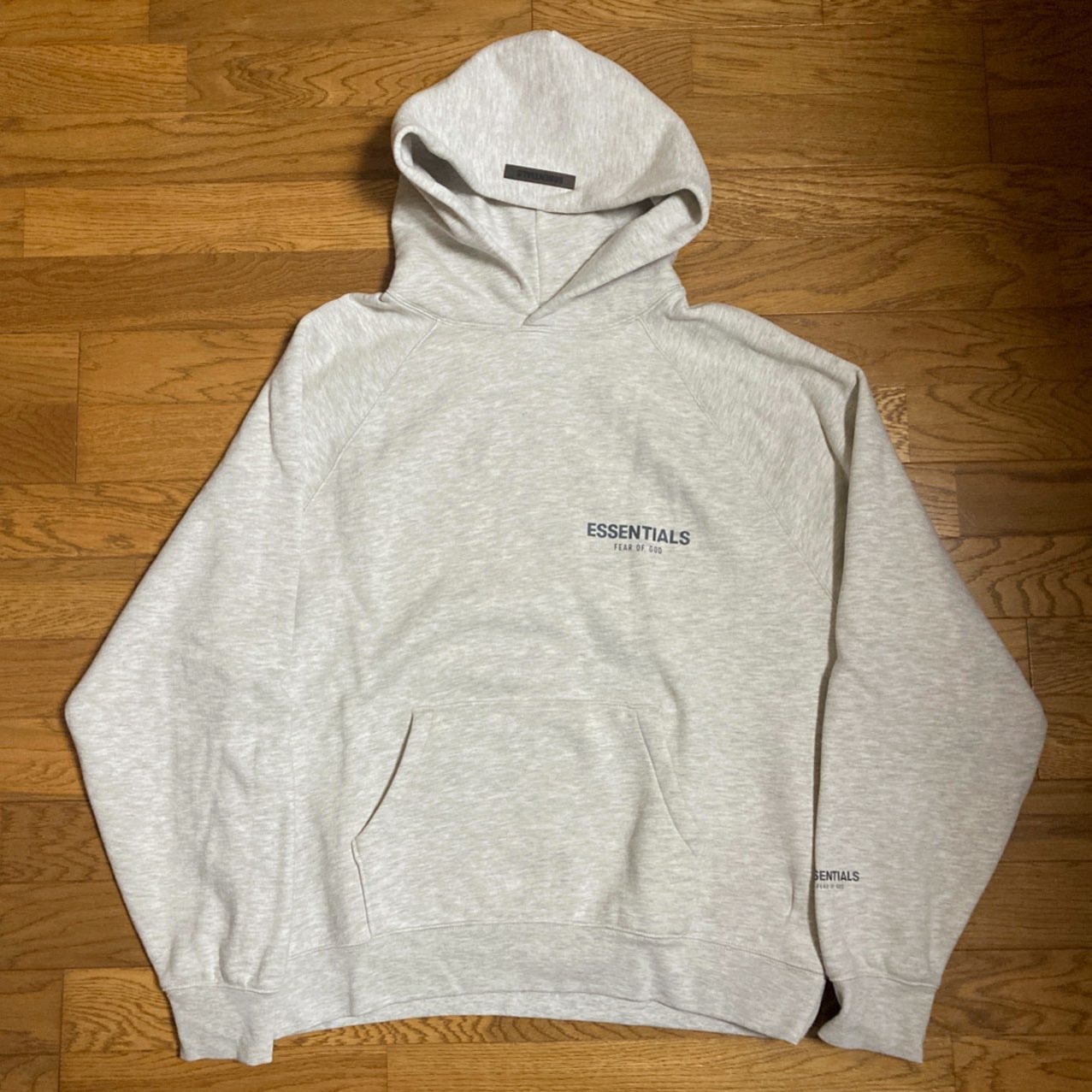 FEAR OF GOD ESSENTIALS PULLOVER HOODIE "Light Heather Oatmeal"