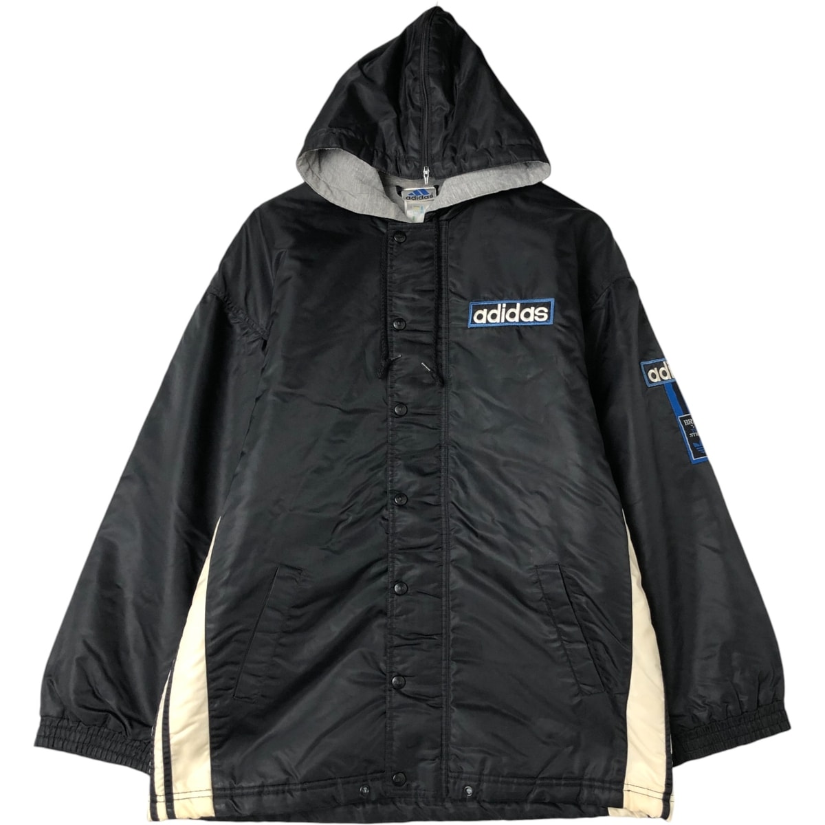 古着 90~00年代 アディダス adidas 中綿パーカー パファージャケット メンズM相当/eaa552649