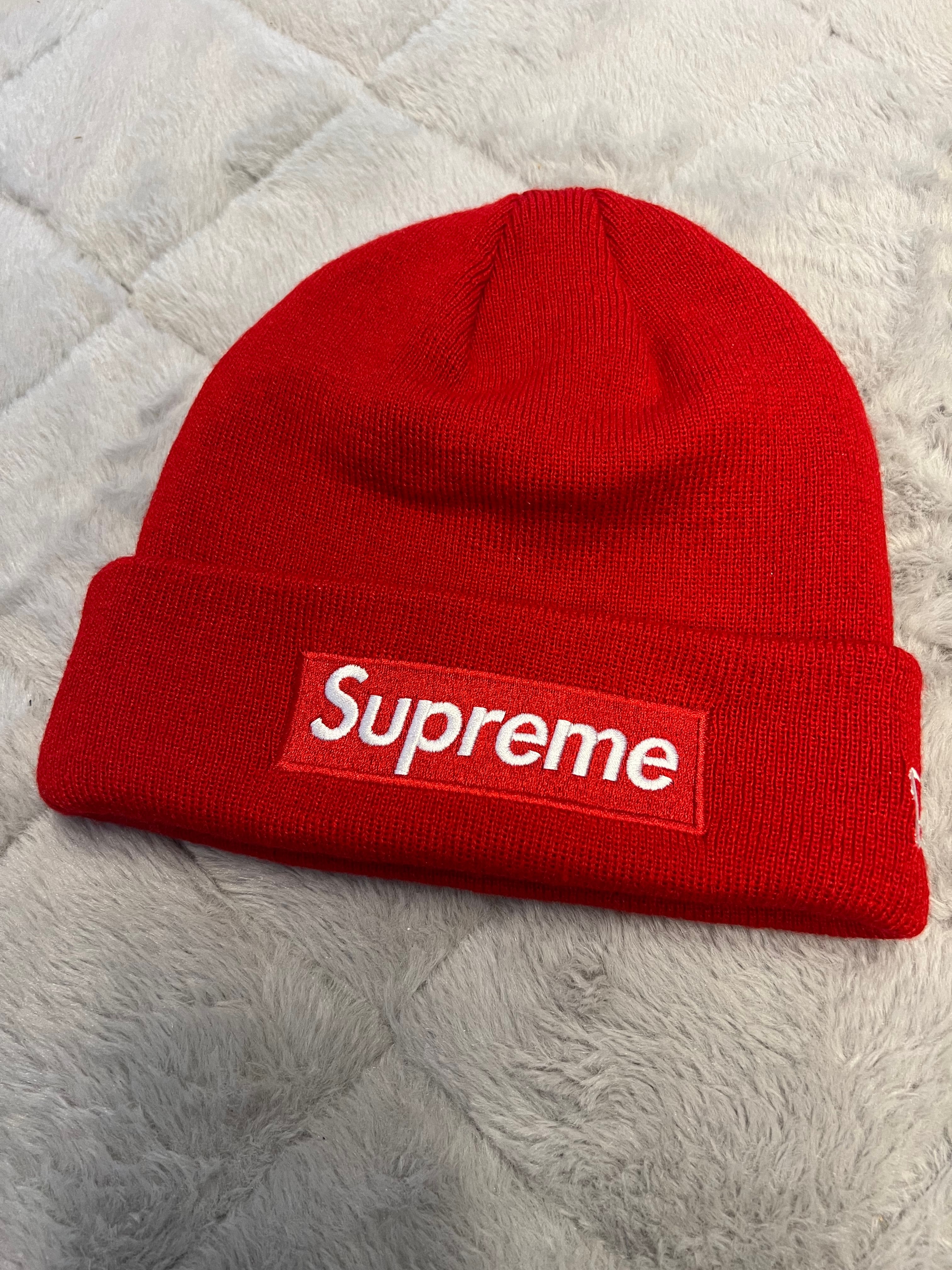 Supreme Box Logo Beanie "Red" (18FW)