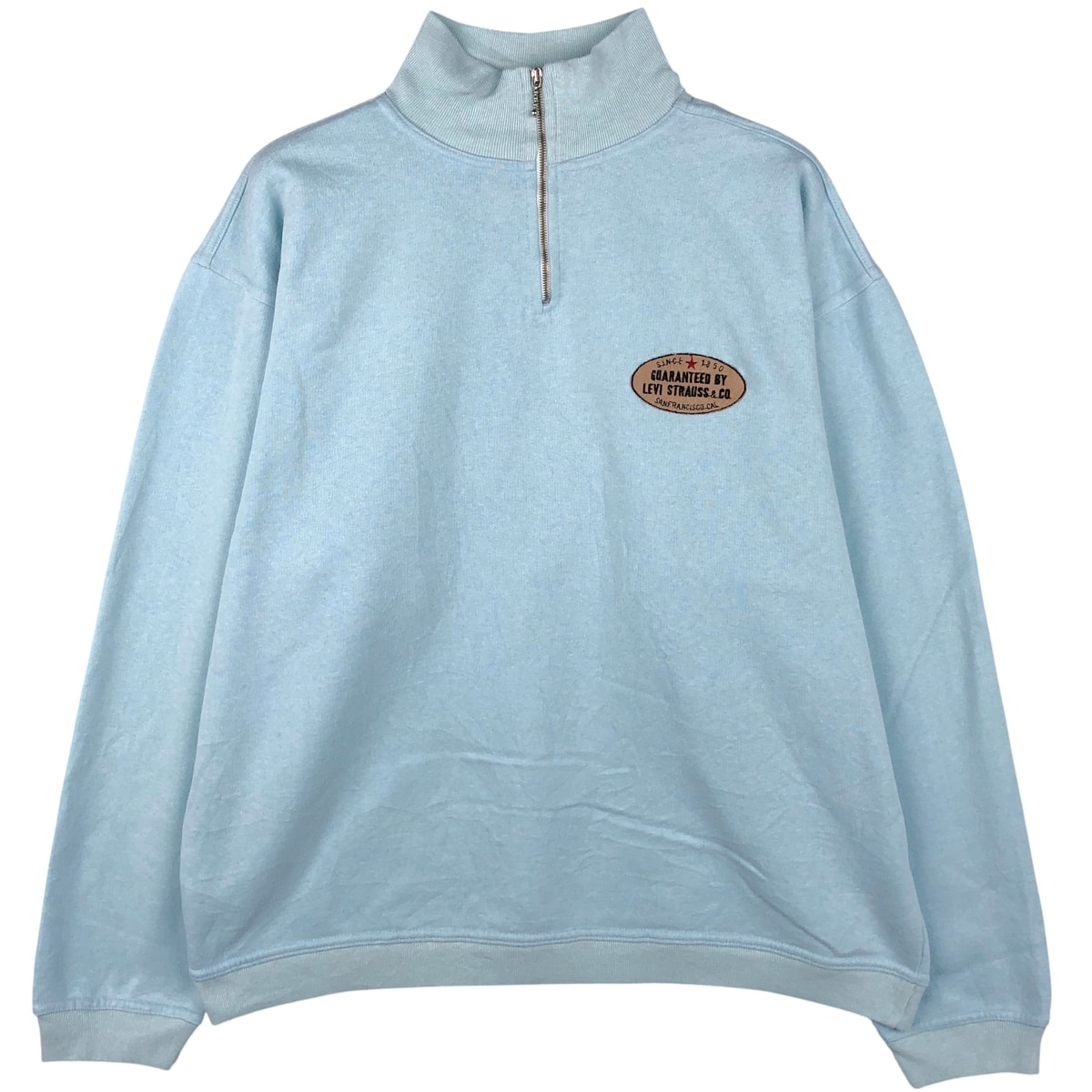 古着 80年代 リーバイス Levi's ハーフジップスウェットシャツ トレーナー ポルトガル製 メンズXL相当 ヴィンテージ/eaa606050