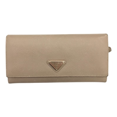 PRADA プラダ 長財布 サフィアーノ ベージュ