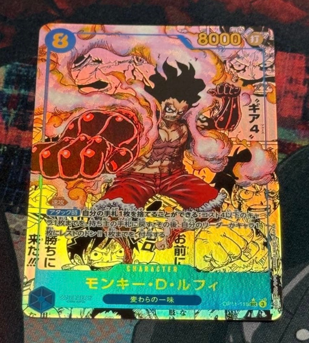 PSA10】モンキー・D・ルフィ SEC-SP (コミパラ) [OP11-118](ブースター
