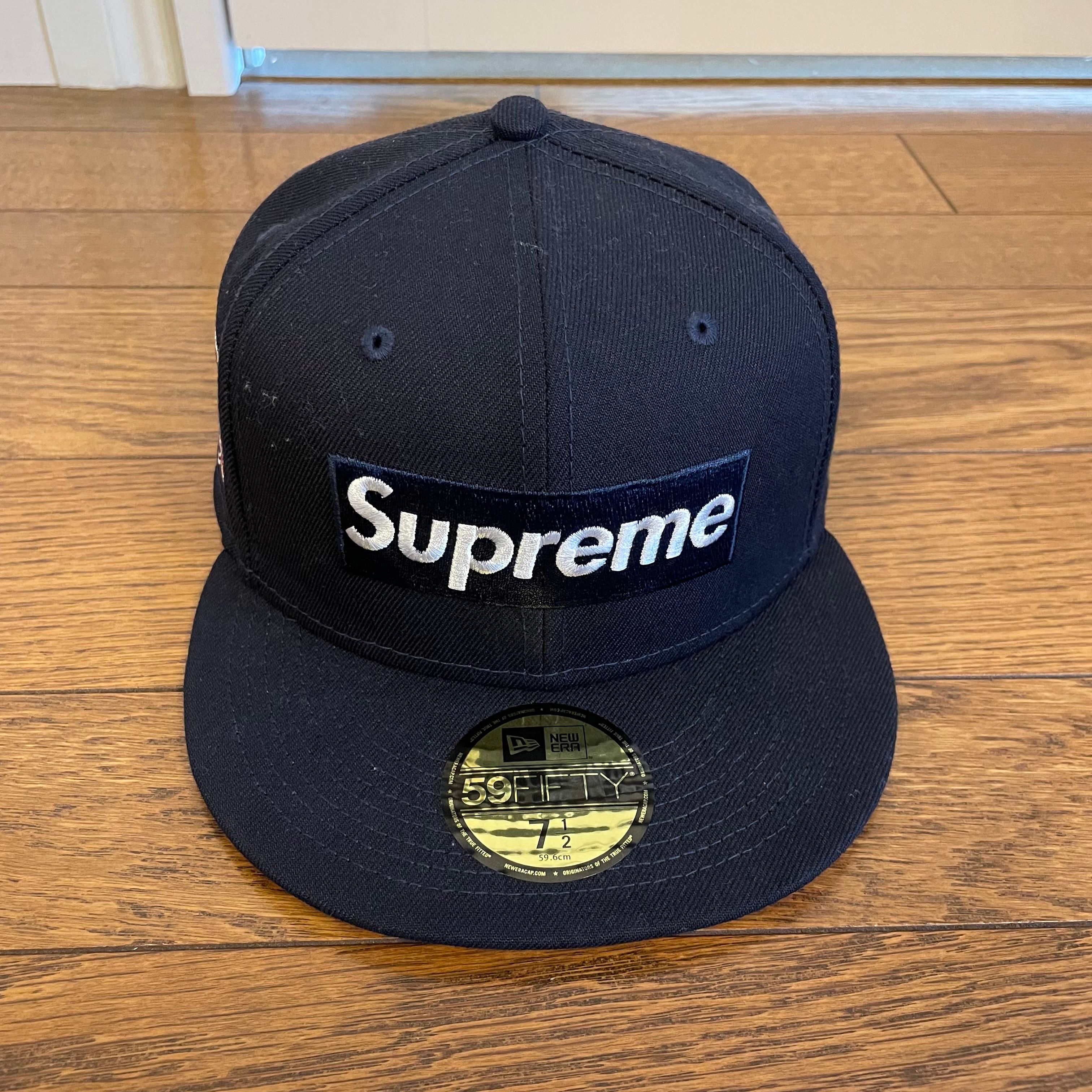 Supreme No Comp Box Logo New Era "Navy"