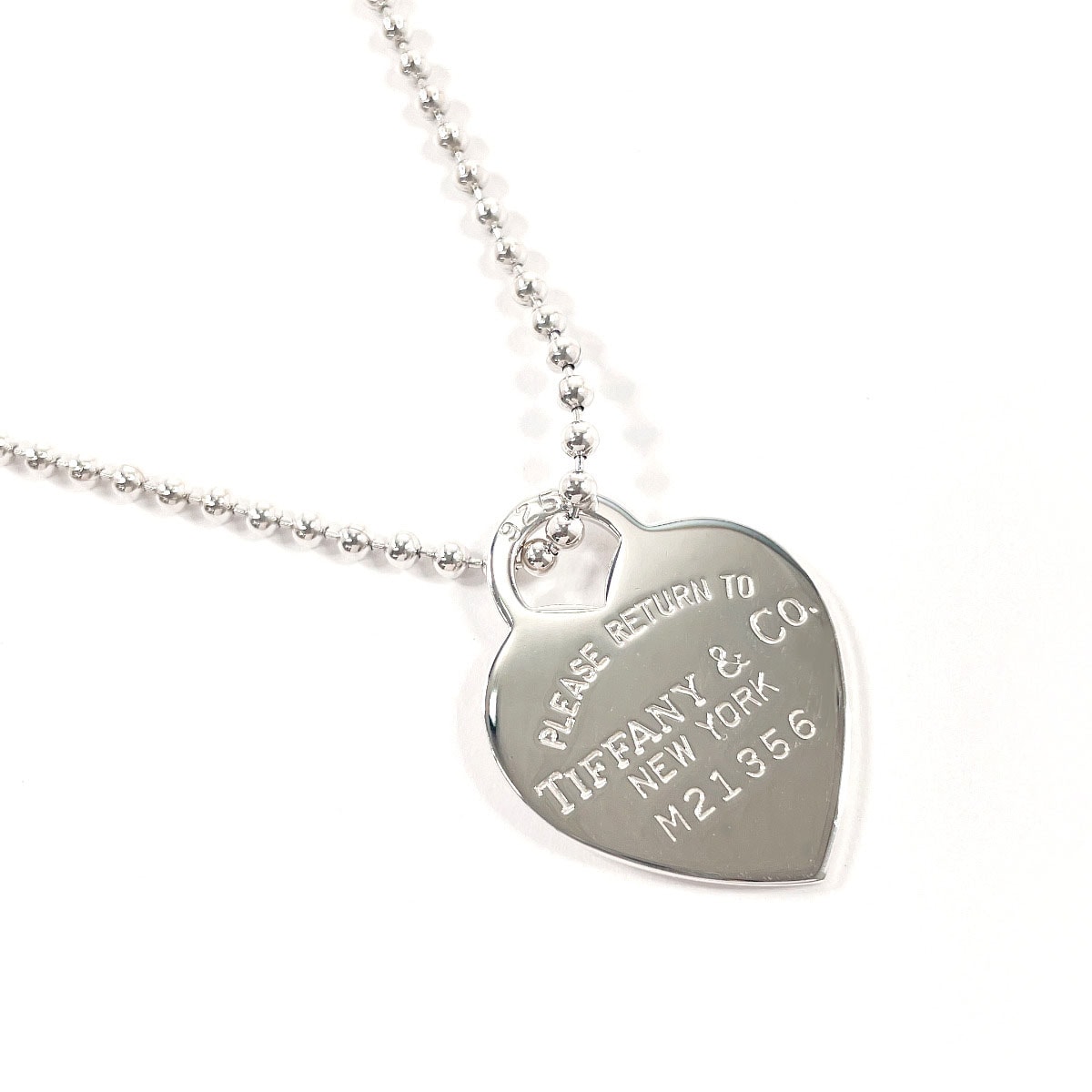 ティファニー ネックレス ハート タグ リターントゥ  シルバー