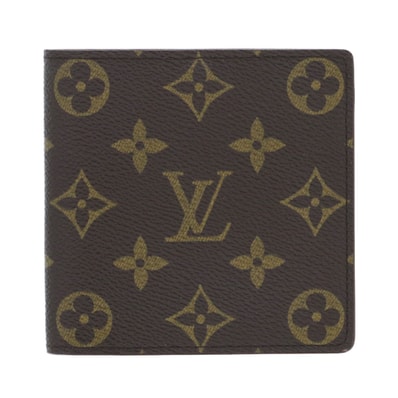 LOUIS VUITTON ルイ・ヴィトン ポルトビエ カルトクレディモネ 財布 二つ折り財布 M61665 モノグラム ブラウン メンズ【中古】