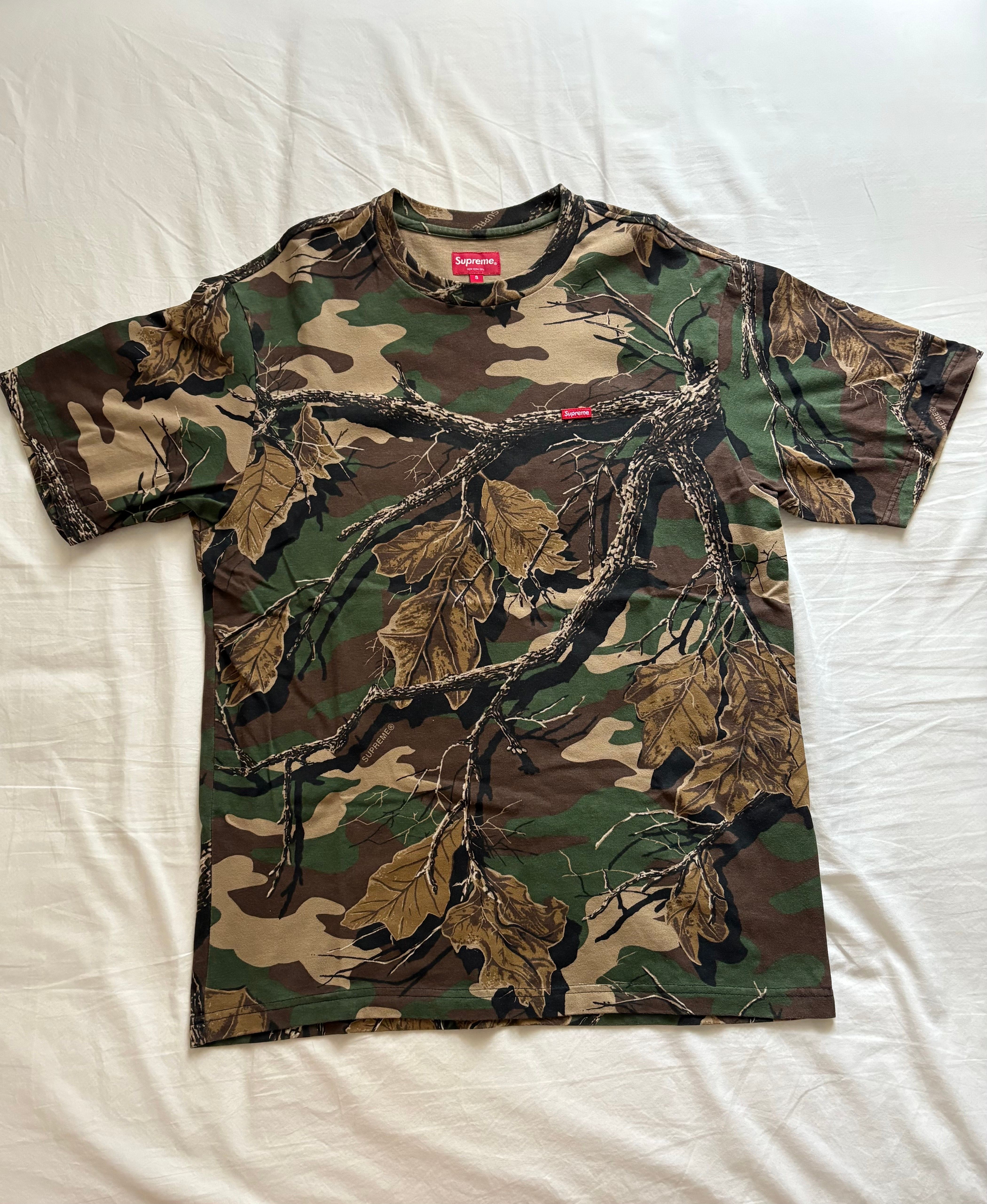 Supreme Small Box Tee "Branch Woodland Camo"(Made in China)(22FW)