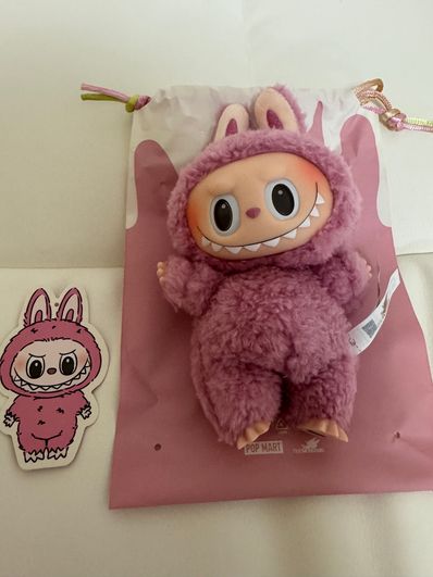 POP MART THE MONSTERS (LABUBU) Exciting Macaron Plush Series LYCHEE BERRY