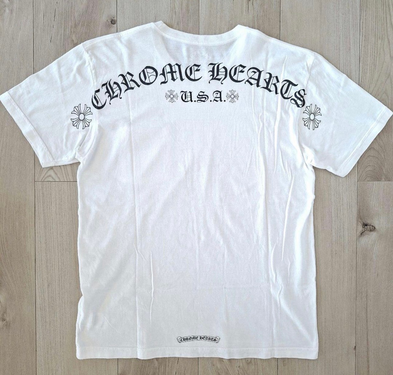 Chrome Hearts Back Arch Logo USA Print S/S T-Shirt "White"