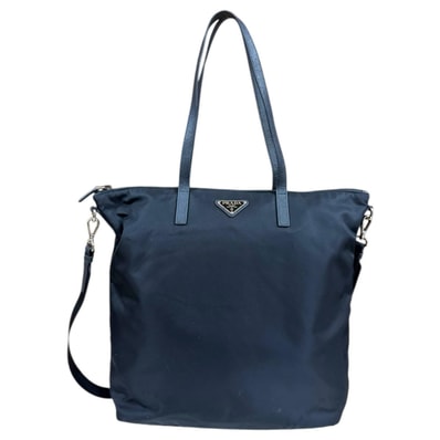 プラダ ショルダーバッグ ナイロン 1BG189 ブラック メンズ PRADA 中古