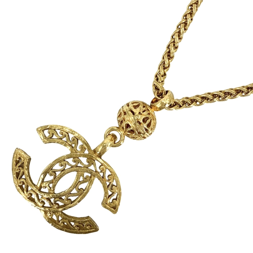 CHANEL シャネル ネックレス ココマーク ロングネックレス アクセサリー GP    95A ゴールド レディース 約83.2g 1995年【中古品】