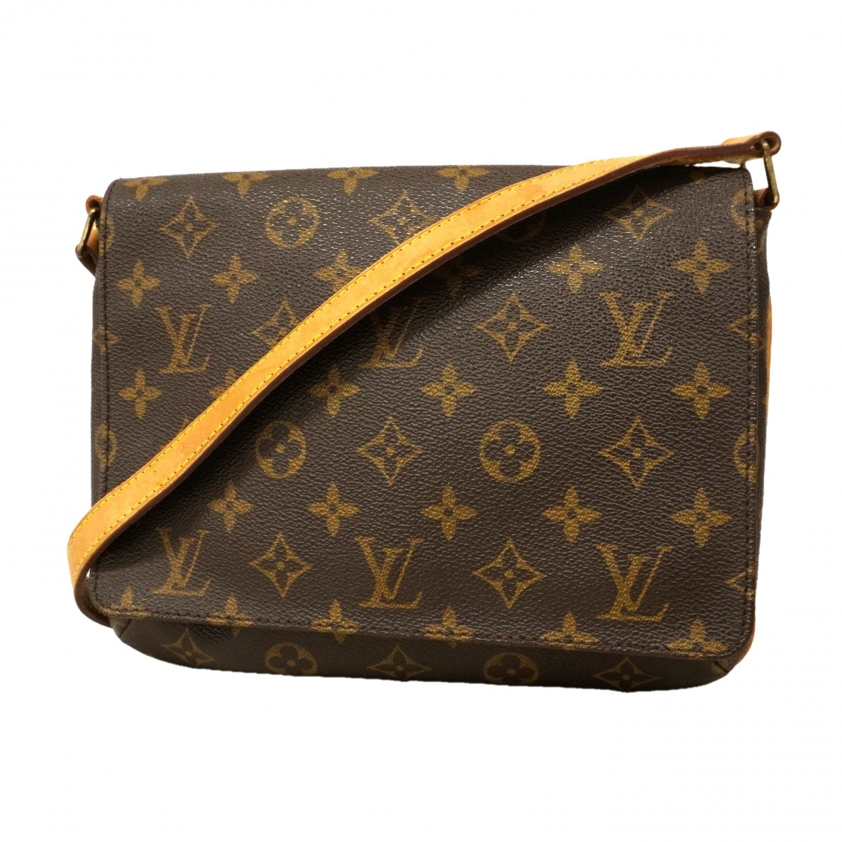 【6db0844】ルイヴィトン ショルダーバッグ モノグラム ミュゼットタンゴショートストラップ M51257 ブラウン【中古】レディース