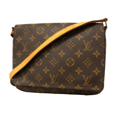 【6db0844】ルイヴィトン ショルダーバッグ モノグラム ミュゼットタンゴショートストラップ M51257 ブラウン【中古】レディース