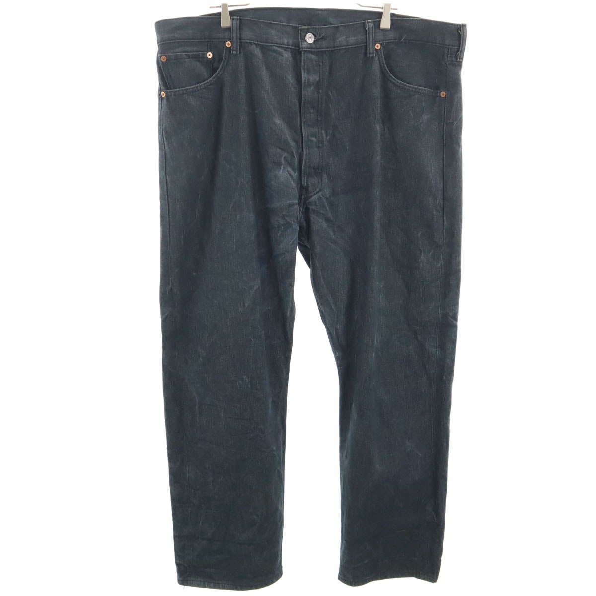 Levi's リーバイス 501 ストレートデニムパンツ W44 ネイビー ジーンズ ボタンフライ ビックサイズ