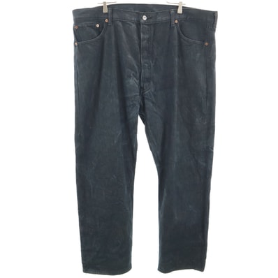 Levi's リーバイス 501 ストレートデニムパンツ W44 ネイビー ジーンズ ボタンフライ ビックサイズ
