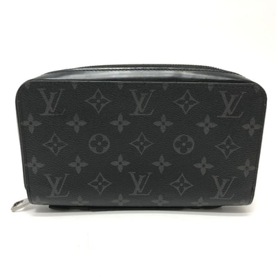 ルイヴィトン LOUIS VUITTON ジッピーXL M61698 モノグラムエクリプス ハンドバッグ トラベルケース 長財布 モノグラムエクリプスキャンバス ブラック