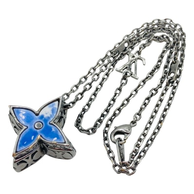 LOUIS VUITTON ルイヴィトン ペンダント フラワーロケット LE4212 M01047 ネックレス レジン割れ有