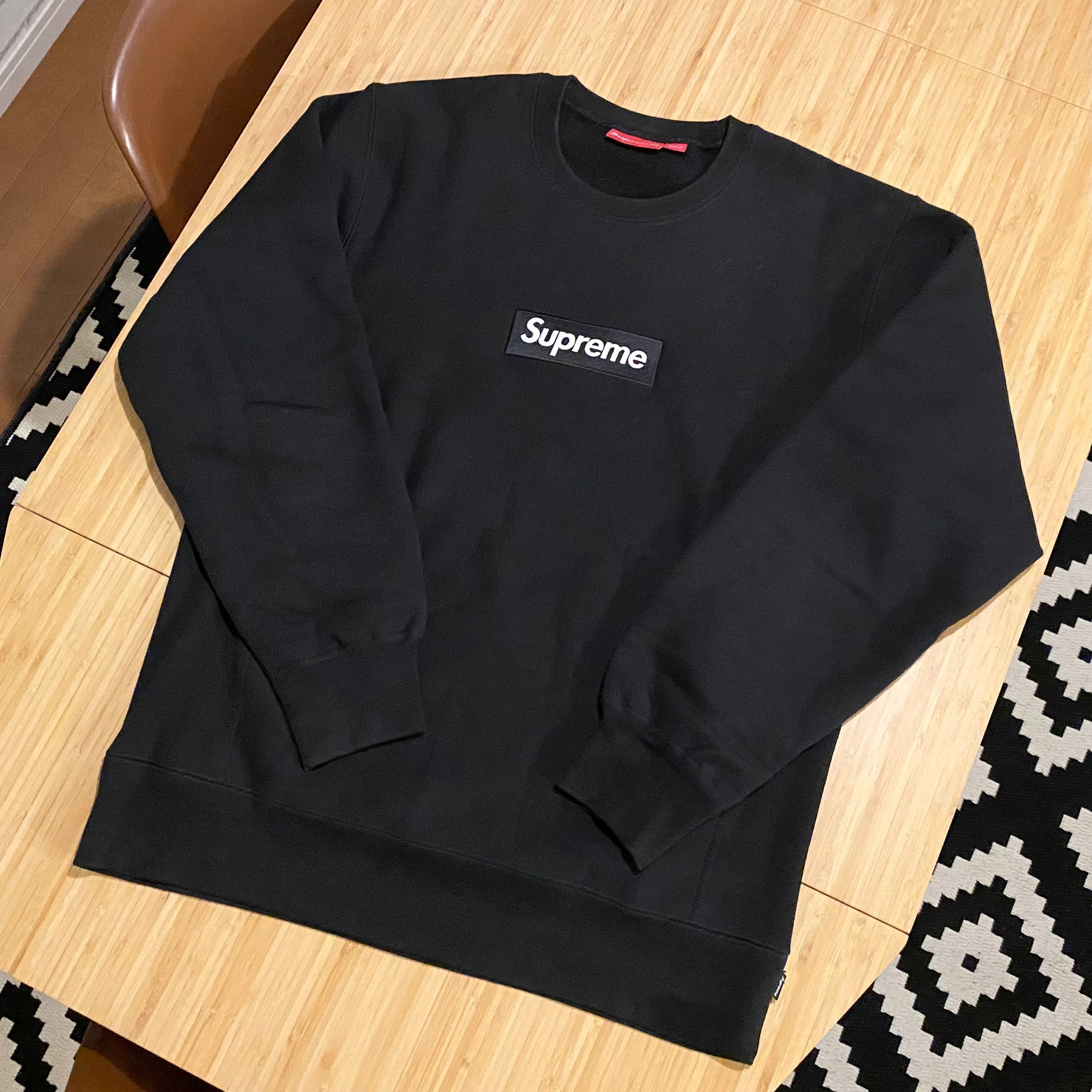 Supreme Box Logo Crewneck "Black" (15FW)