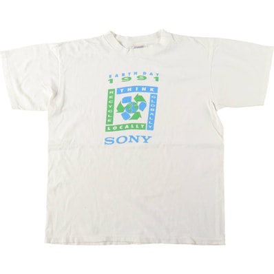 古着 90年代 オニータ ONEITA SONY ソニー アドバタイジングTシャツ USA製 メンズXL相当 ヴィンテージ/eaa659676
