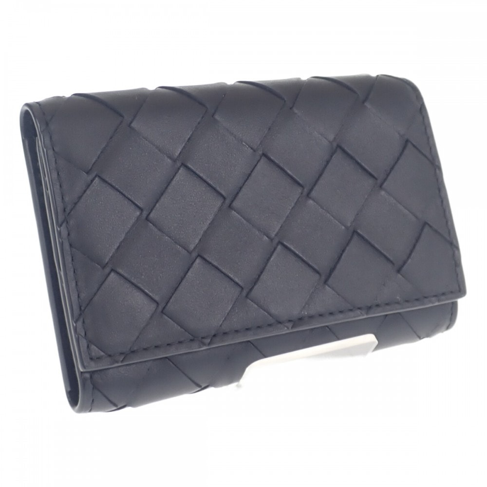 ボッテガヴェネタ BOTTEGA VENETA 630336VCPQ48803 キーケース イントレチャート ブラック ネロ メンズ【中古】【Aランク】