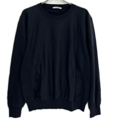 オーラリー 26SS A26SP02NU インクブラック ELASTIC HIGH GAUGE SWEAT P/O 3