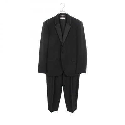 サンローランパリ SAINT LAURENT PARIS サイドライン セットアップ 衣料品 ウール メンズ ブラック系 551807630628 【中古】