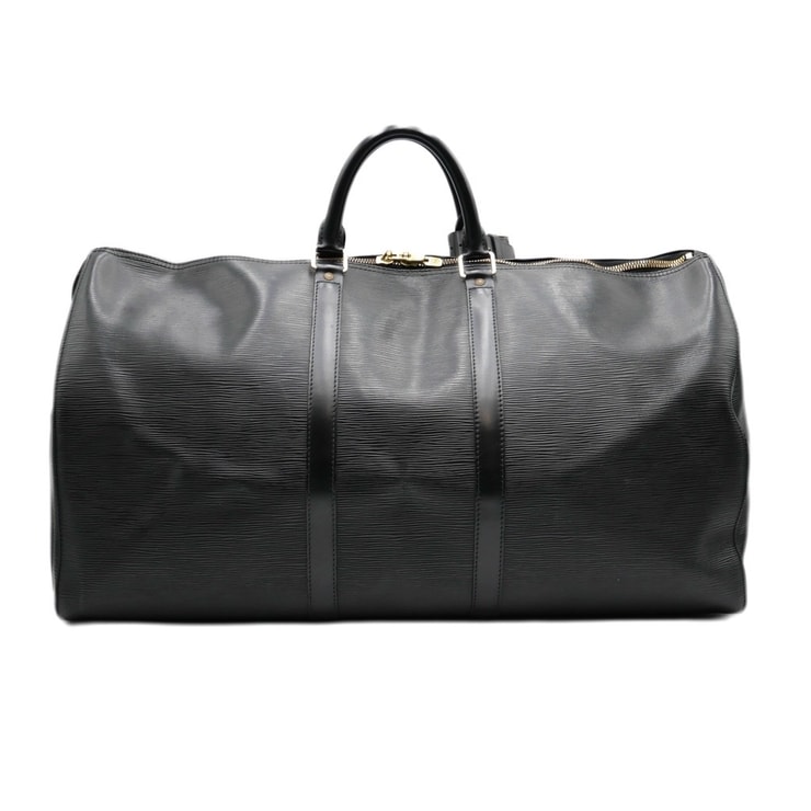 LOUIS VUITTON(ルイヴィトン)キーポル55 ヴィンテージ ボストンバッグ トラベルバッグ 旅行バッグ エピ レザー ノワール ブラック 黒 ゴールド金具 大容量 メンズ レディース ユニセックス【中古】