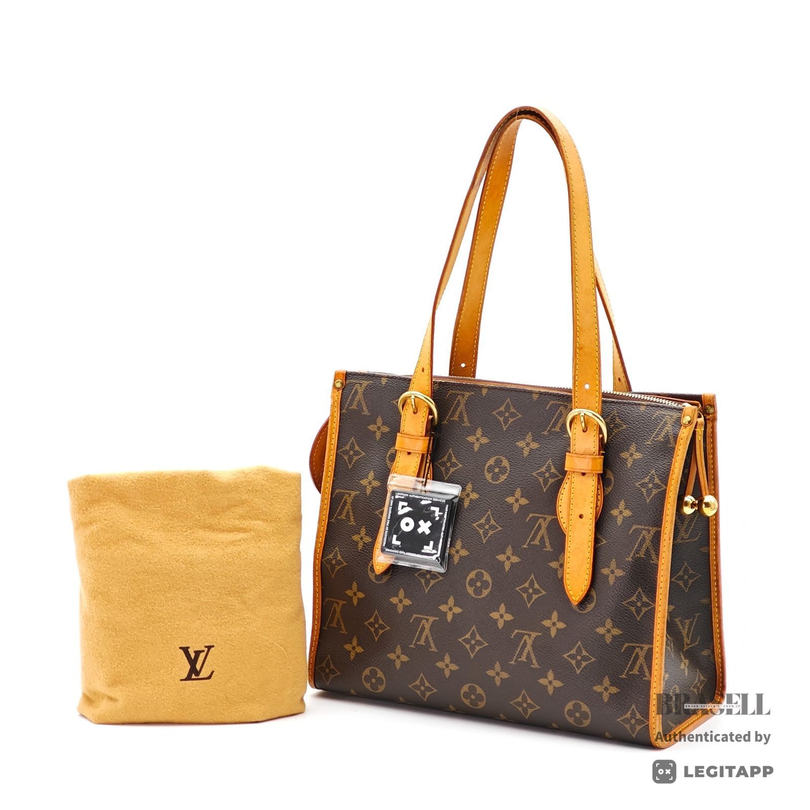 LOUIS VUITTON ルイ・ヴィトン ポパンクール オ Monogram ポパンクール オ M40007 FL0075 トートバッグ Monogram Canvas Brown レディース