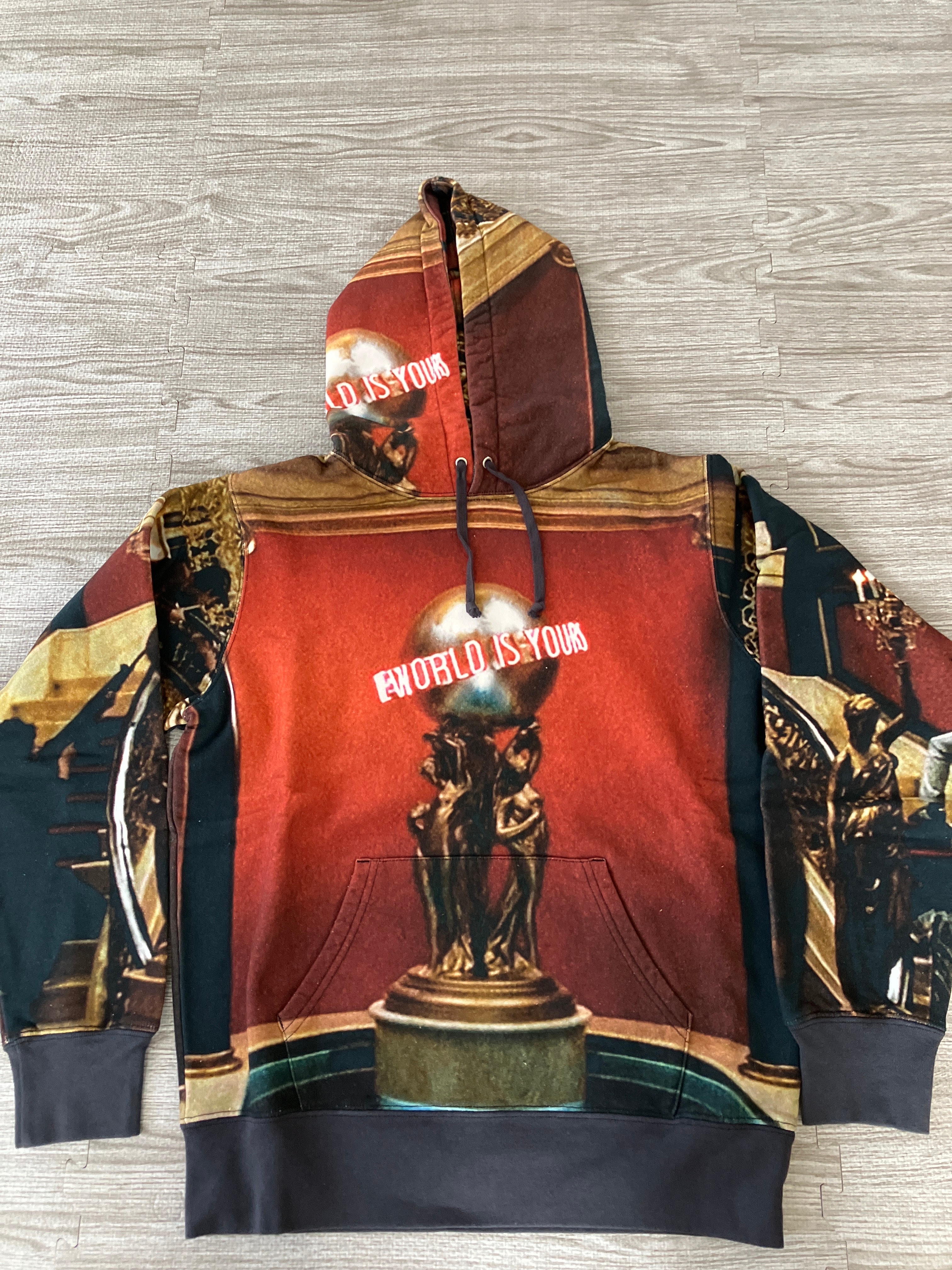 Supreme Scarface the World is Yours Hooded Sweatshirt "Multi"