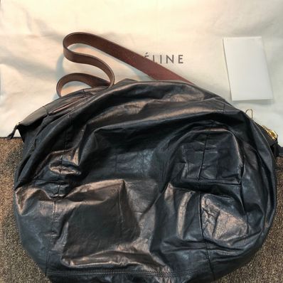 セリーヌ レザー ボストンバッグ