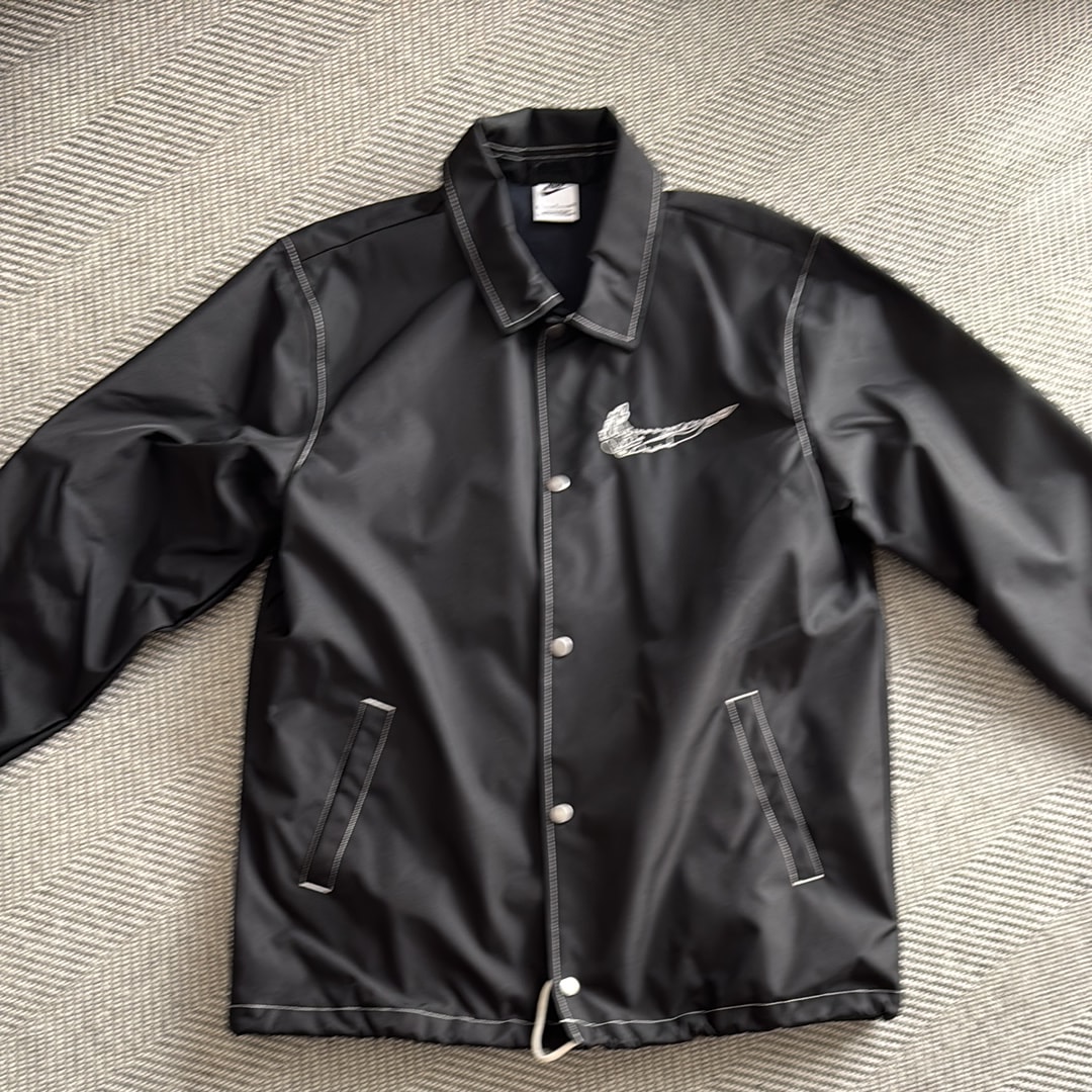 Nike Día De Muertos Coach Jacket "Black"