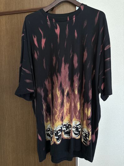 Supreme x MM6 Maison Margiela Liquid Blue Oversized Tee "Black"